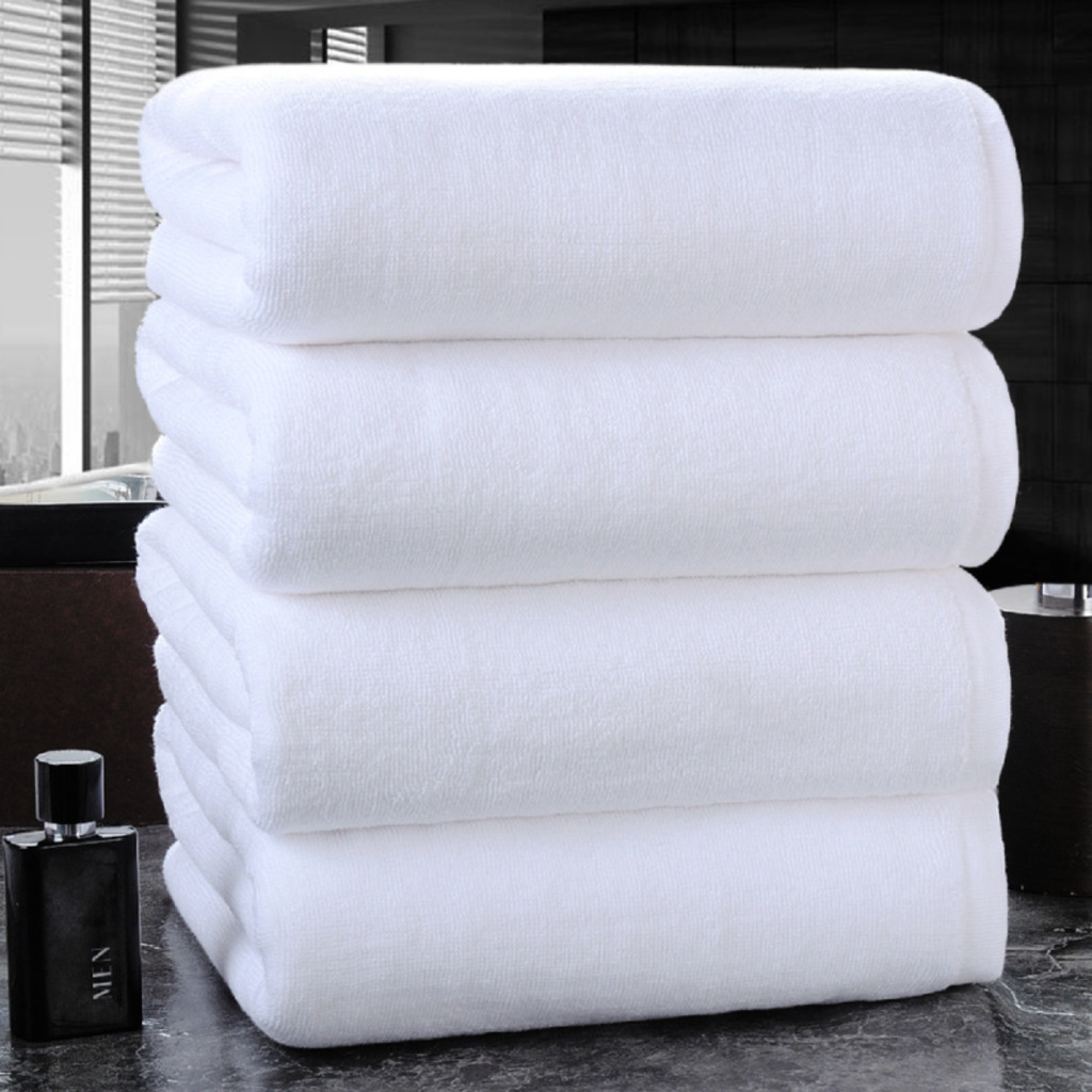 ผ้าเช็ดตัว(1pc)  เกรดโรงแรม ผ้าขนหนู ขนาดใหญ่พิเศษ ขนาด 27x54 นิ้ว )ราคาส่ง Cotton 100% วัสดุที่ดี วัสดุหนาและนุ่ม