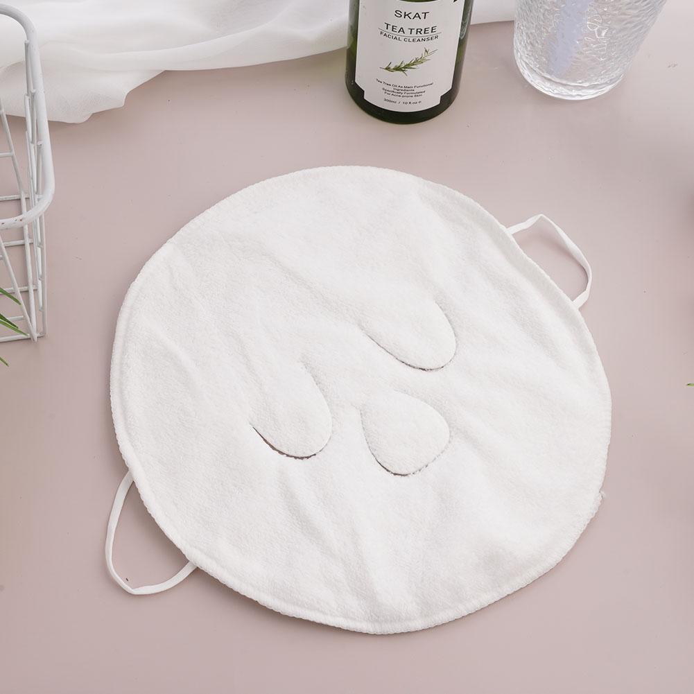 Hot Compress Facial Towel นํากลับมาใช้ใหม่สําหรับร้อนและเย็น Steamer Skin Care Moisturizing Beauty Q