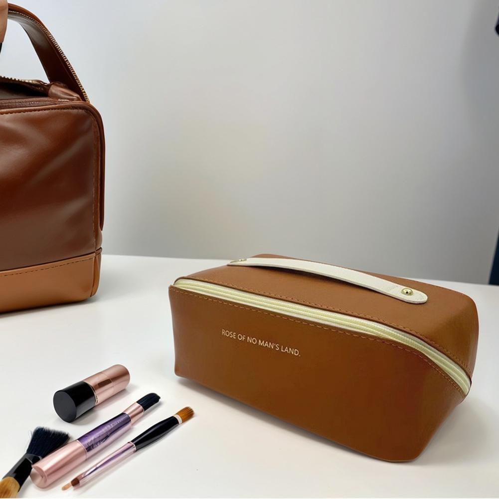 หมอนแต่งหน้ากระเป๋ากันน้ํา Pu กระเป๋าแต่งหน้า N0o7