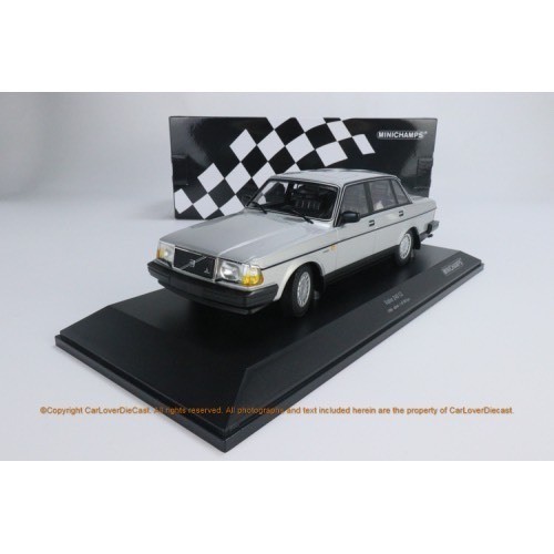 MINICHAMPS/Mini Cut 1: 18 VOLVO 240 GL-1986-SILVER SILVER Alloy Seal 155171408