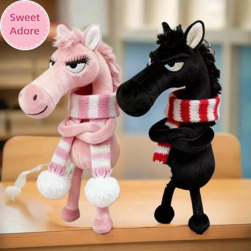 SWT 2026New ตุ๊กตา Plush มาสคอตปีใหม่แห่งปีของม้า Plush Pony ของเล่น Bapa แขวนอุปกรณ์เสริมการ์ตูนม้า