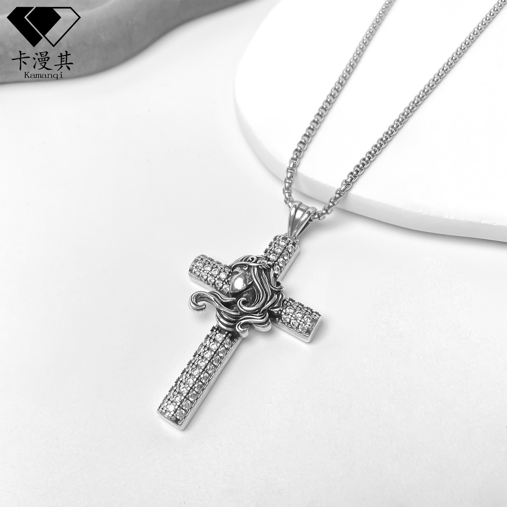 ️ คลังสินค้าพร้อมจัดส่งที่รวดเร็ว knn-1117 สร้อยคอแฟชั่นย้อนยุคอุปกรณ์เสริมบุคลิกภาพระดับไฮเอนด์ผู้ช