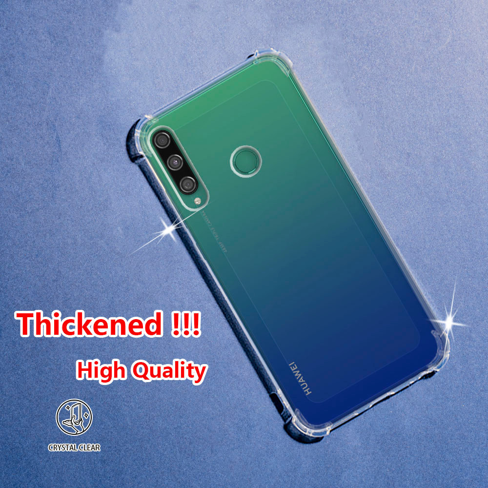 สําหรับ Huawei Y7P 2020 P40 LIte E Honor 9C ART-L28 ART-L29 คริสตัล Clear Jelly Case Air-Guard มุมนุ