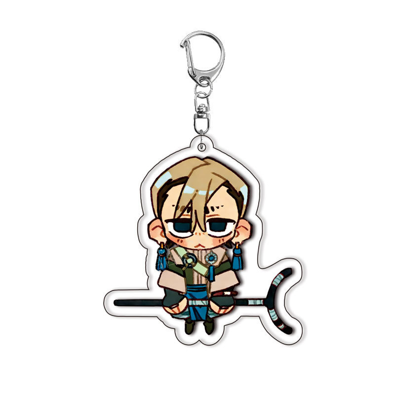 Rudo Shuaburek Enjin Zanka Jaba Anime KeyChain ‌Gachiakuta พวงกุญแจผู้ชายสําหรับผู้หญิงรูปการ์ตูนพวง