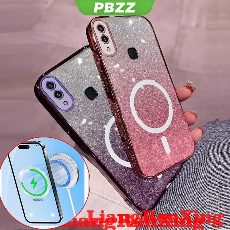 PBZZ FOR เคส Case สำหรับ VIVO V9 VIVO v11i VIVO Y95 VIVO Y91 VIVO y91i โทรศัพท์ปลอก softcase ซิลิโคนกันกระแทกปกการออกแบบใหม่ที่ชัดเจนไร้สายแม่เหล็กที่น่าสนใจความงาม
