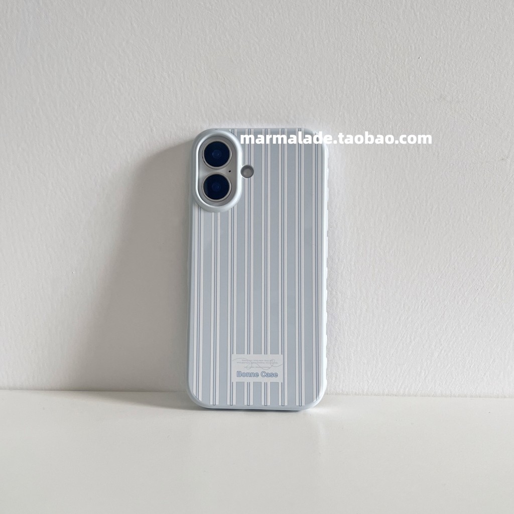 เคส 425 degree เคส 425 ไอโฟน ซื้ออะไร?Simple Unique Vertical Stripe Label iPhone17 เคสโทรศัพท์กระเป๋