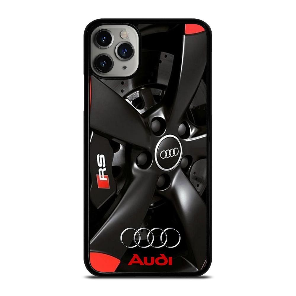 Audi Rs เคสโทรศัพท์สีดําฝาครอบป้องกัน Iphone 16 17 Pro Max Plus XS a1