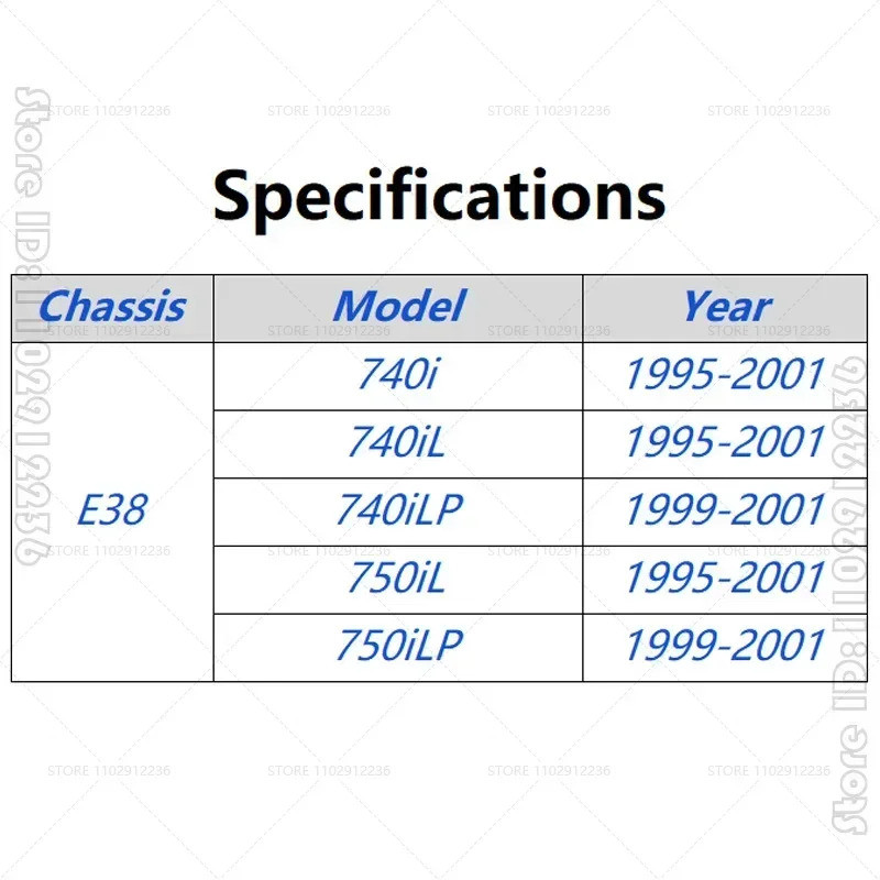 สําหรับ 1995-2001 E38 BMW 740i 740iL 740iLP 750iL 750iLP กันชนหน้า Trim 51118170555 51118125309 5111