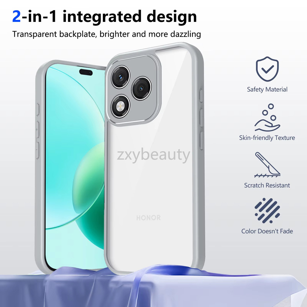 สําหรับ Honor 600 Lite X8d 2026 5GกรณีClear Frosted Matteป้องกันกรณีสําหรับ600Lite HonorX8dป้องกันขอบนุ่มซิลิโคนปกหลัง