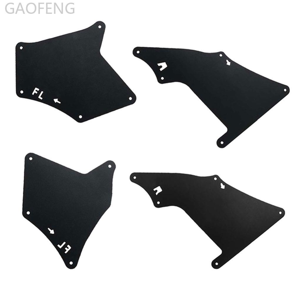GAOFENG 4 ชิ้นยางรถ Mudguards Splash Shield Mud Flaps Guards Fender Liners อุปกรณ์เสริมสําหรับ Toyot
