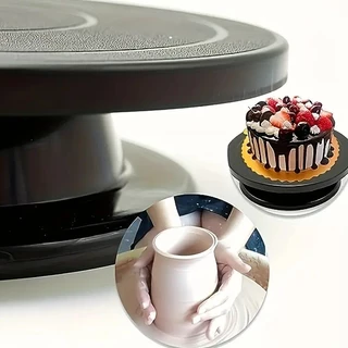 ที่แป้นหมุนเค้ก 28CM มีให้ซื้อถึง4สี! จานหมุนเค้ก ที่หมุนเค้ก CAKE TURNTABLE แป้นหมุนเค้กพลาสติก แป้นหมุนทำเค้ก แป้นเค้ก