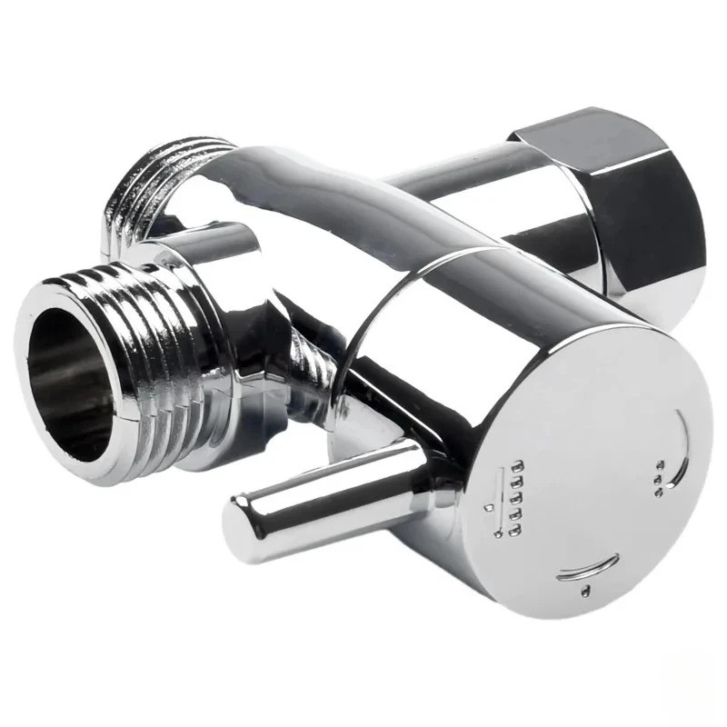 Three-Way Shower Head Divter Valve G1/2 Three-Function Switch Adapter Connector Shower Head Faucet อ