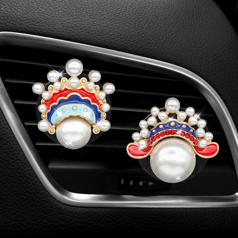 มีดจีน Madan Air Outlet คลิปน้ํามันหอมระเหยบุคลิกภาพ Palace Retro Peking Opera Facebook เพิร์ลรถน้ํา