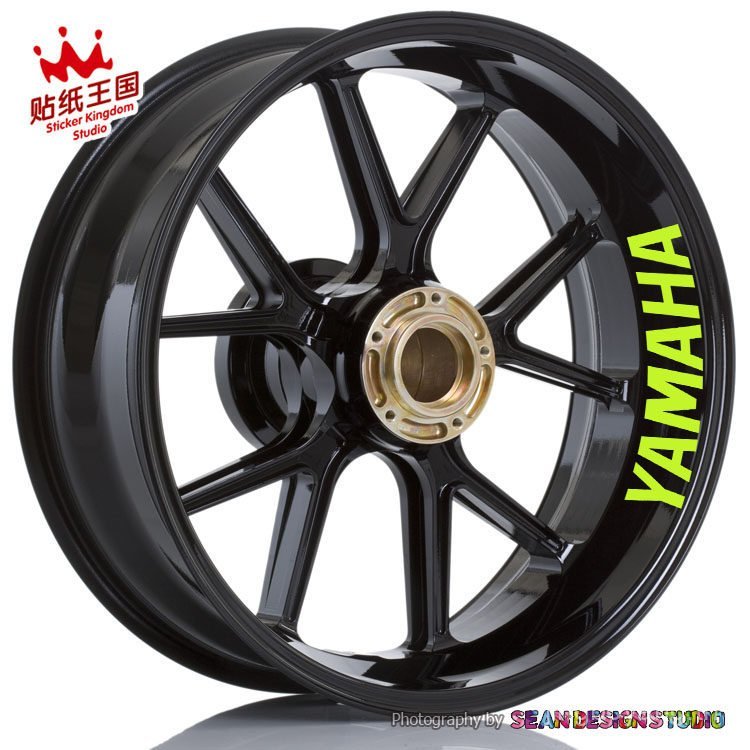 YAMAHA YAMAHA MT09 MT07 R1R6R7R3 XMAX NMAX Universal ล้อตกแต่งสติกเกอร์สะท้อนแสง
