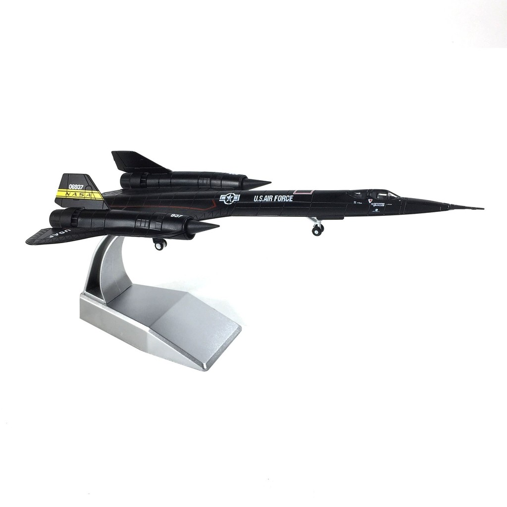 1/144 Reconnaissance เครื่องบิน Blackbird SR-71 จําลองเครื่องบินรบทหารรุ่นเครื่องบินทหารเครื่องประดั