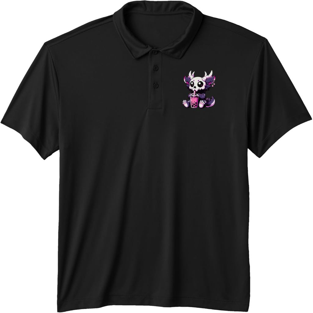 เสื้อโปโล Wendigo Boba Tea Kawaii Bubble Tea Performance