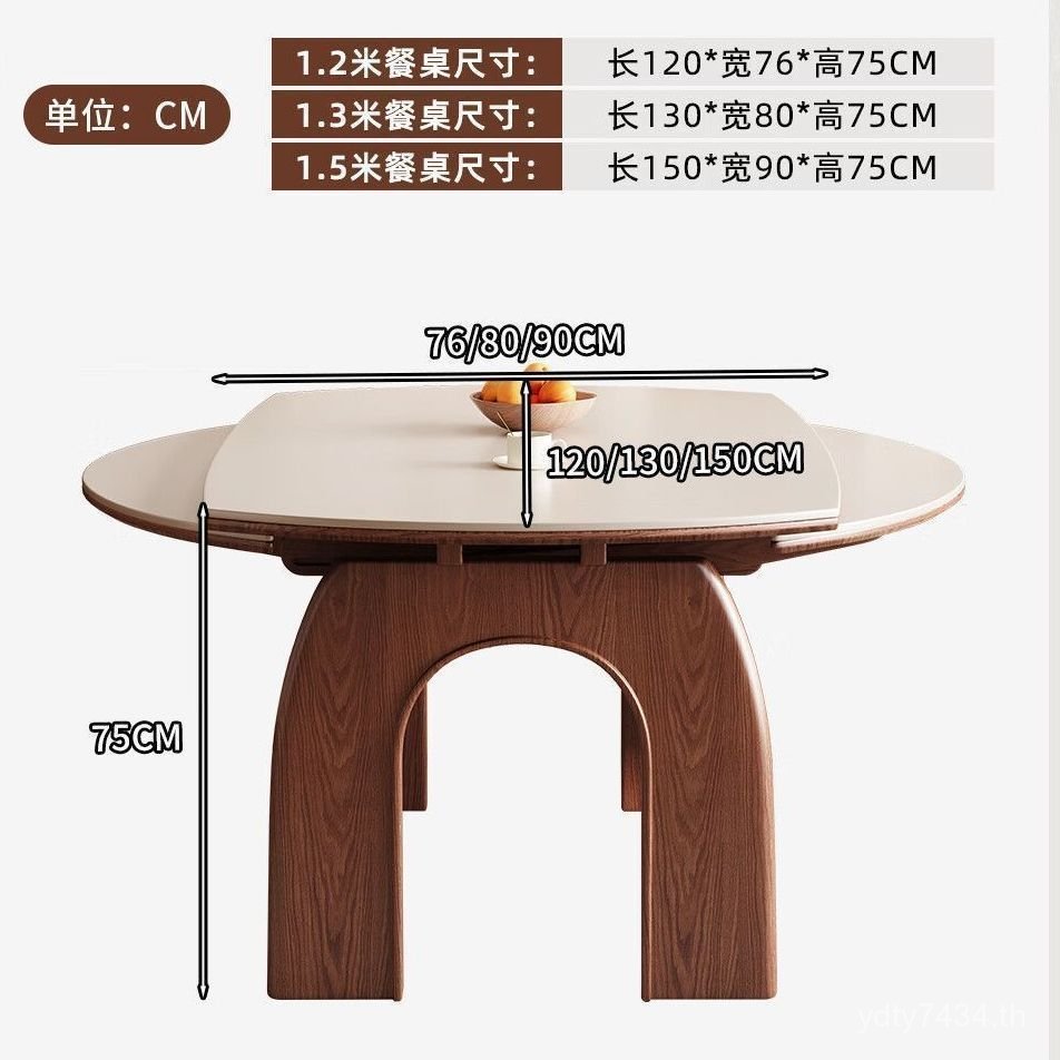 โต๊ะพับได้ในครัวเรือน French Square รอบร้านอาหารโต๊ะรับประทานอาหารเก้าอี้ Dual-ใช้ขนาดเล็ก Apartment