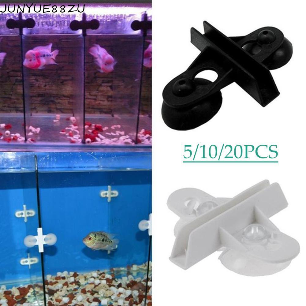 JUNYUE88ZU ตู้ปลาแยกคลิป Divider แผ่น Aquarium ที่หนีบกระจกสีดํา