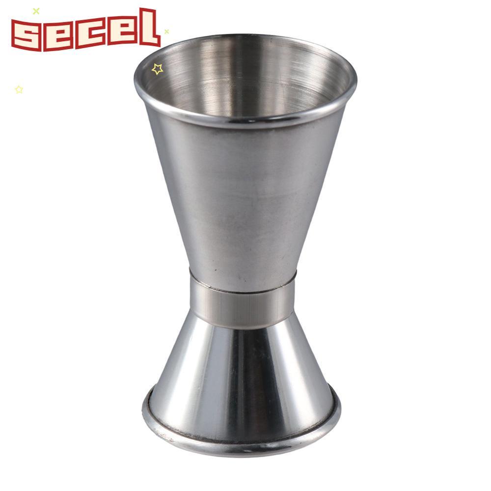 SECEL บาร์วัด Jigger, การวัดภายใน Shot Double Didi Jigger, วัด OZ/ML สแตนเลส ญี่ปุ่น Jigger Bartendi