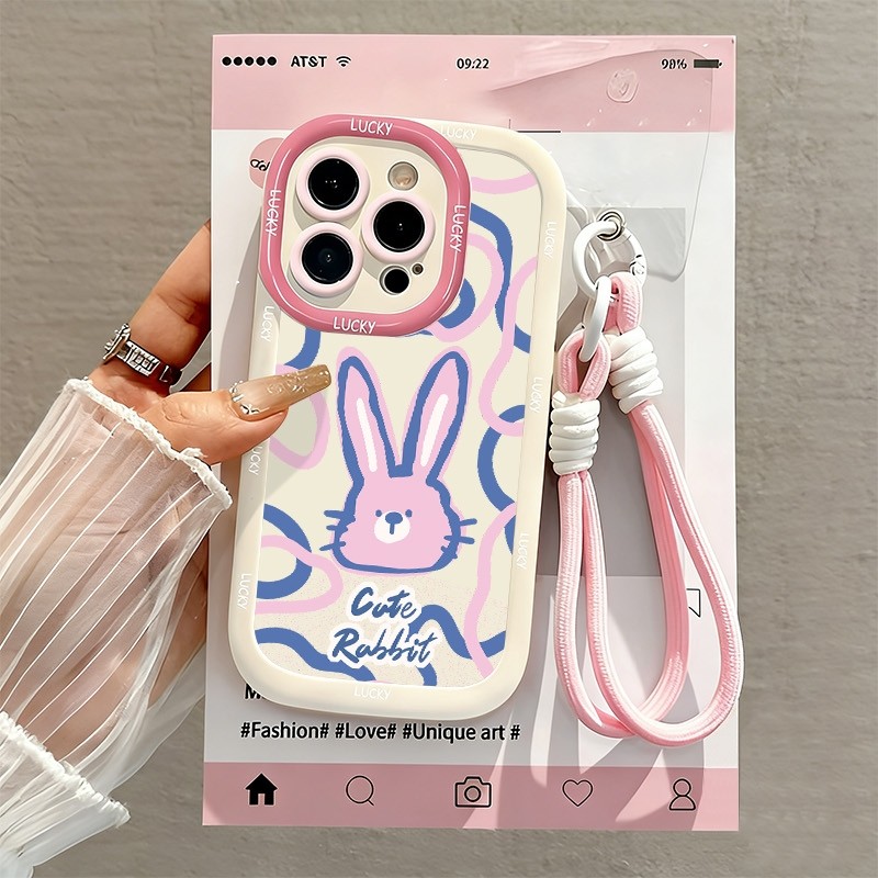 Case+สร้อยข้อมือRealme C63 C61 C53 C51 C51S C35 C33 C30 C30S C21Y C25Y C21 C20 C20A Narzo 60 50 50i 