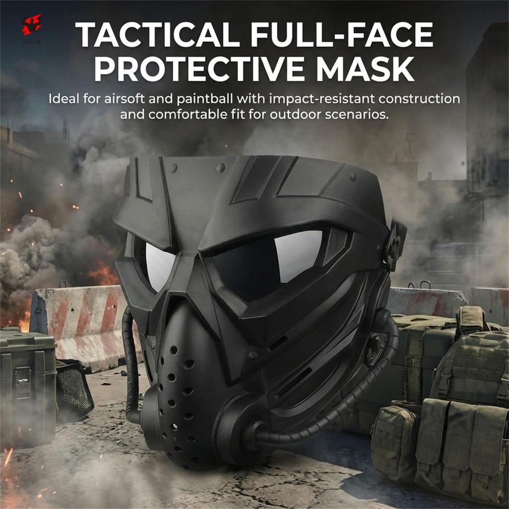 หน้ากากป้องกันสำหรับPaintball แบบเต็มใบหน้า สำหรับผู้ที่ชื่นชอบเกมCSและPaintball
