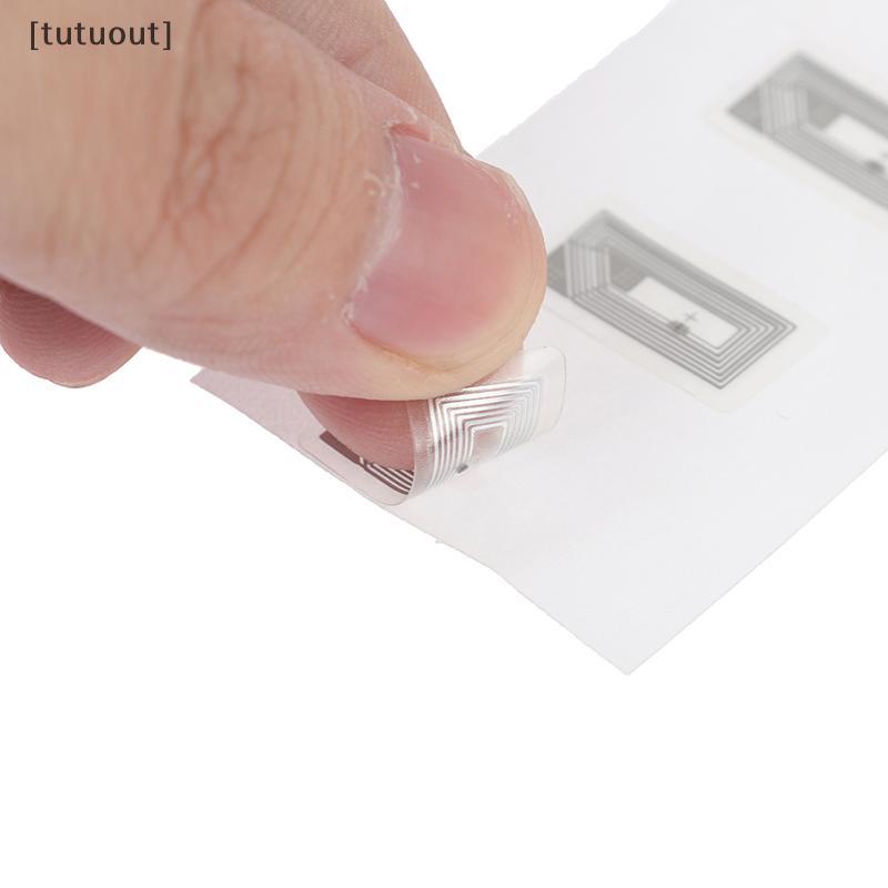 [tuout] 100 ชิ้น NFC ชิป Ntag213 Stier Wet Inlay 2*1 ซม. 13.56MHz RFID NTAG213 ป้ายแท็ก VN
