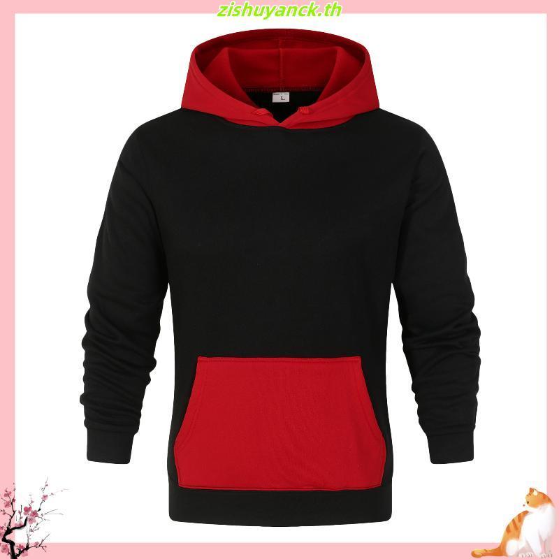 MERAH Hoodie Addict - Pullover Hoodie Streetwear Edition Black x Red