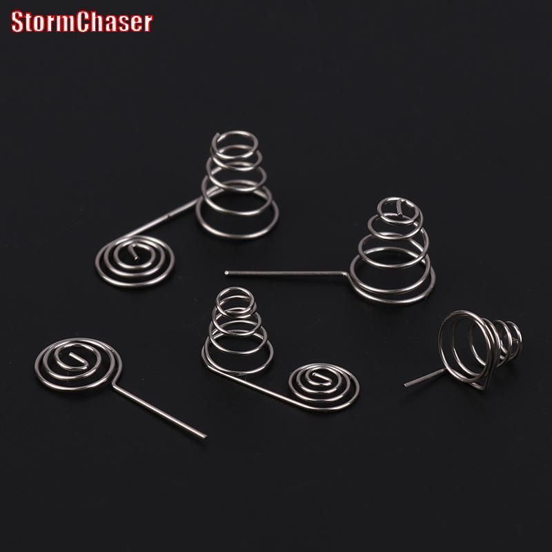 [Storm-t] 5PCS แบตเตอรี่ AAA NIel Wire ฤดูใบไม้ผลิ AA แบตเตอรี่ลบและบวกขดลวดสปริงแผ่นสัมผัส DIY อุปกรณ์เสริม
