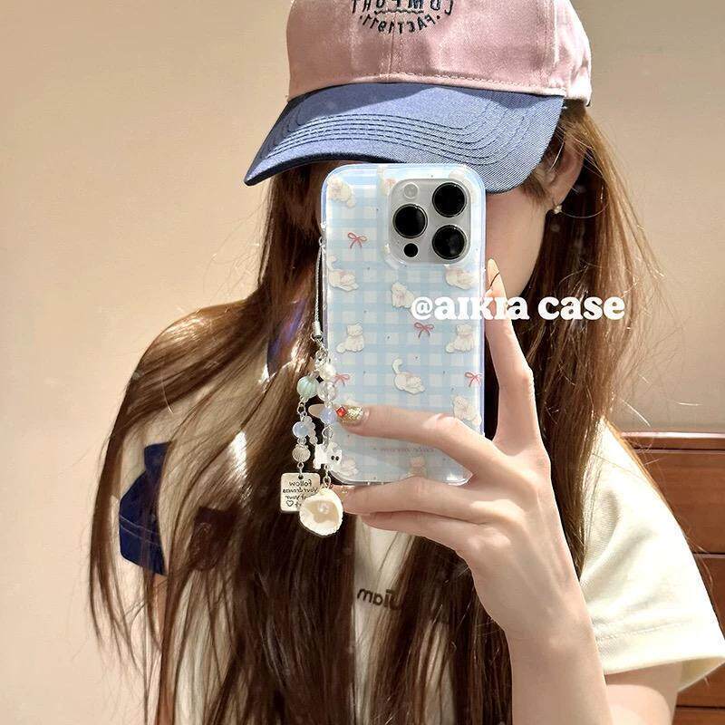 วงเล็บแม่เหล็ก เหมาะสําหรับ opporealmeGT5pro/neo9/6se เคสโทรศัพท์ V50/11/GT3 ผู้หญิง 8 นมสีฟ้าตรวจสอ