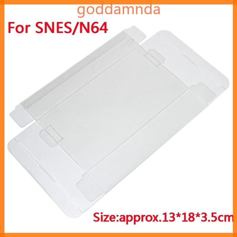 GODD ใสใสตลับเกมกล่อง CIB เกมสําหรับ SNES N64