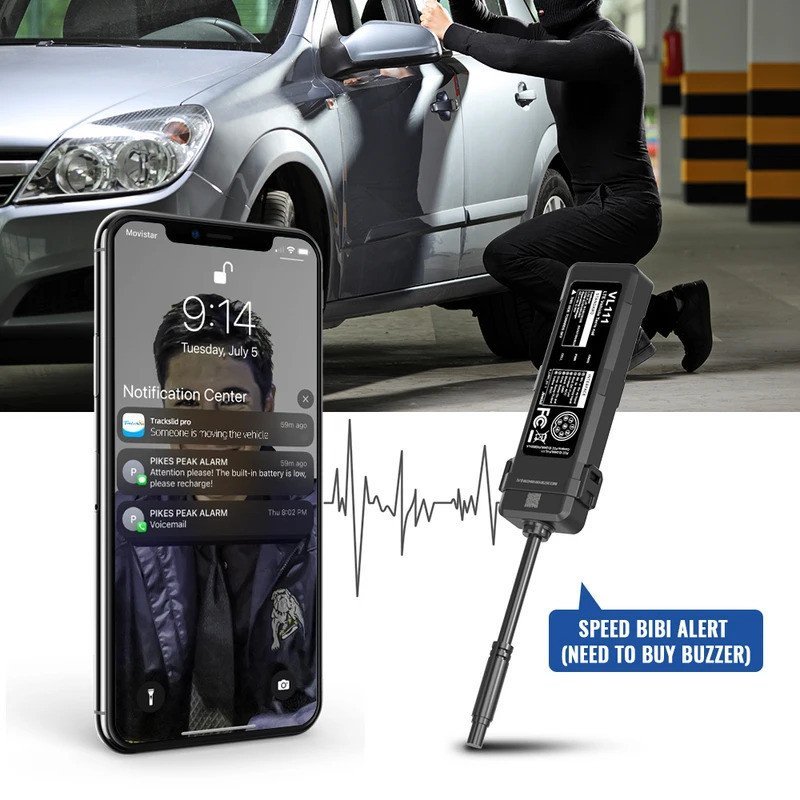 JIMIMAX VL111 ใหม่ล่าสุด 4G Ebike Tracker บลูทูธ GPS Locator 270mAh แบตเตอรี่ IP66 รถจักรยานยนต์ Loc