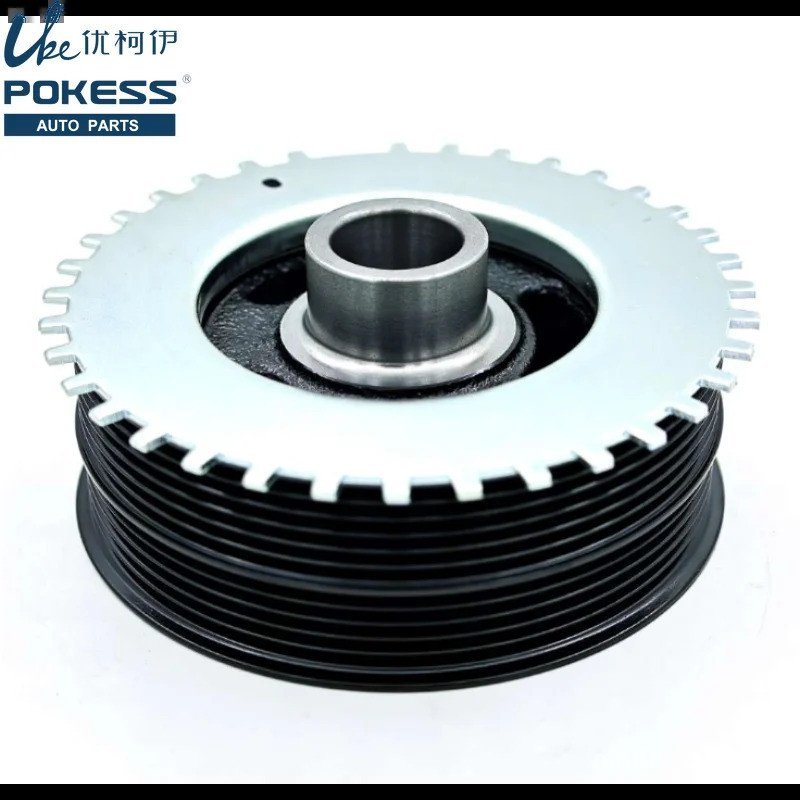 รถเครื่องยนต์เพลาข้อเหวี่ยงรอกสําหรับ Ford C-Max DM2 Focus Volvo S40 4M5G6316FC 4M5G6316GB 4M5G6316H