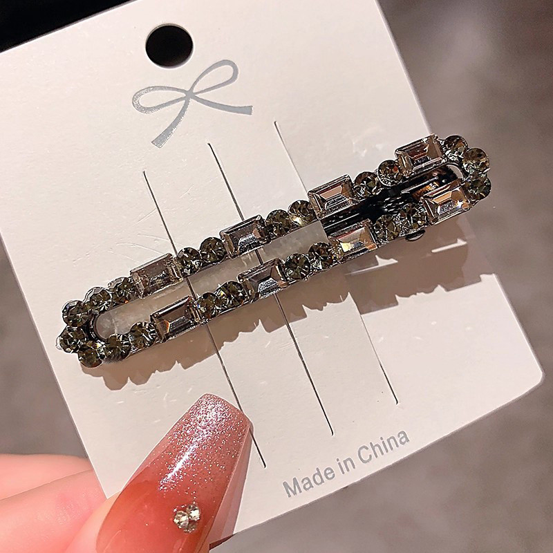 กิ๊บติดผม Rhinestone สำหรับผู้หญิง ดีไซน์สวยหรู