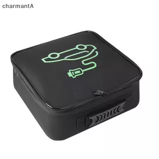 CharmantA ไฟฟ้ารถแบตเตอรี่จัมเปอร์ปลั๊กกระเป๋ากันน้ํา EV รถสายชาร์จ Soets Storage Organizer สําหรับสายชาร์จสายไฟ TH