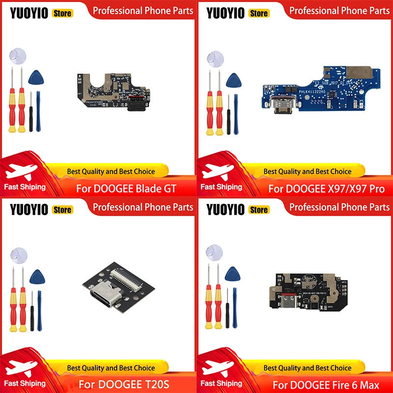 สําหรับ DOOGEE ใบมีด GT Fire 5 Ultra Fire 6 Fire 7 Max X97 Pro T20S T20 Mini USB ชาร์จ Dock connecto