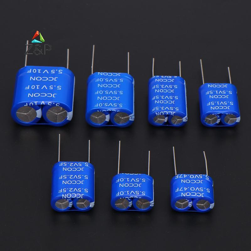 Z&P Super Capacitor Farad Capacitor 5.5V 0.47F 1F 1.5F 2.5F 3.5F 5.0F 10F ผสม Double Layer Car Recor