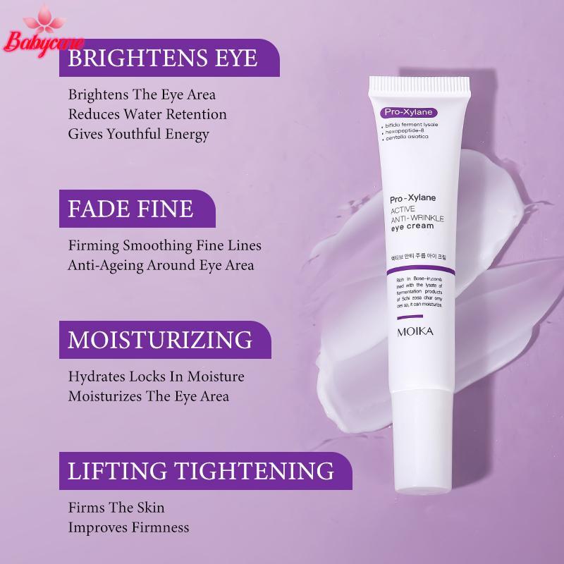 <BYCE-t> MOIKA Pro Xylane Activeanti-Wrinkle Eeye Cr Retinol กระชับผิว Fade Fine Lines Circle Puffiness Brighten Eye Skincare
