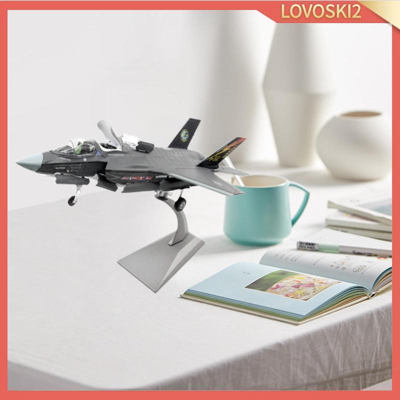 [Lovoski2] 1/72 Scale F35 B Fighter Jet Model Aircraft Model Collectibles Desktop