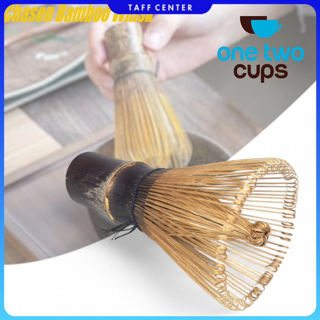 หนึ่งสองถ้วย Chasen Bamboo Whisk Matcha Tea Stirrer 74 ก้าน - B78