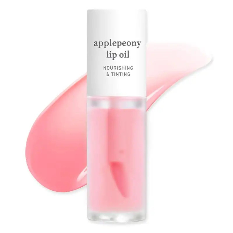 Nooni Korean Apple Lip Oil + Lip Stain | Glossy Lip Stain, Tinted & Long Lasting, Moisturizing Lip C