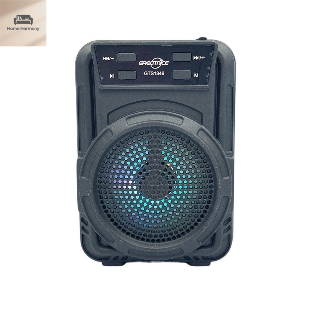 ลำโพงบลูทูธ 3 นิ้ว Bluetooth Speaker ลำโพงพกพา ไฟ LED เสียงดี เบสหนัก S00257