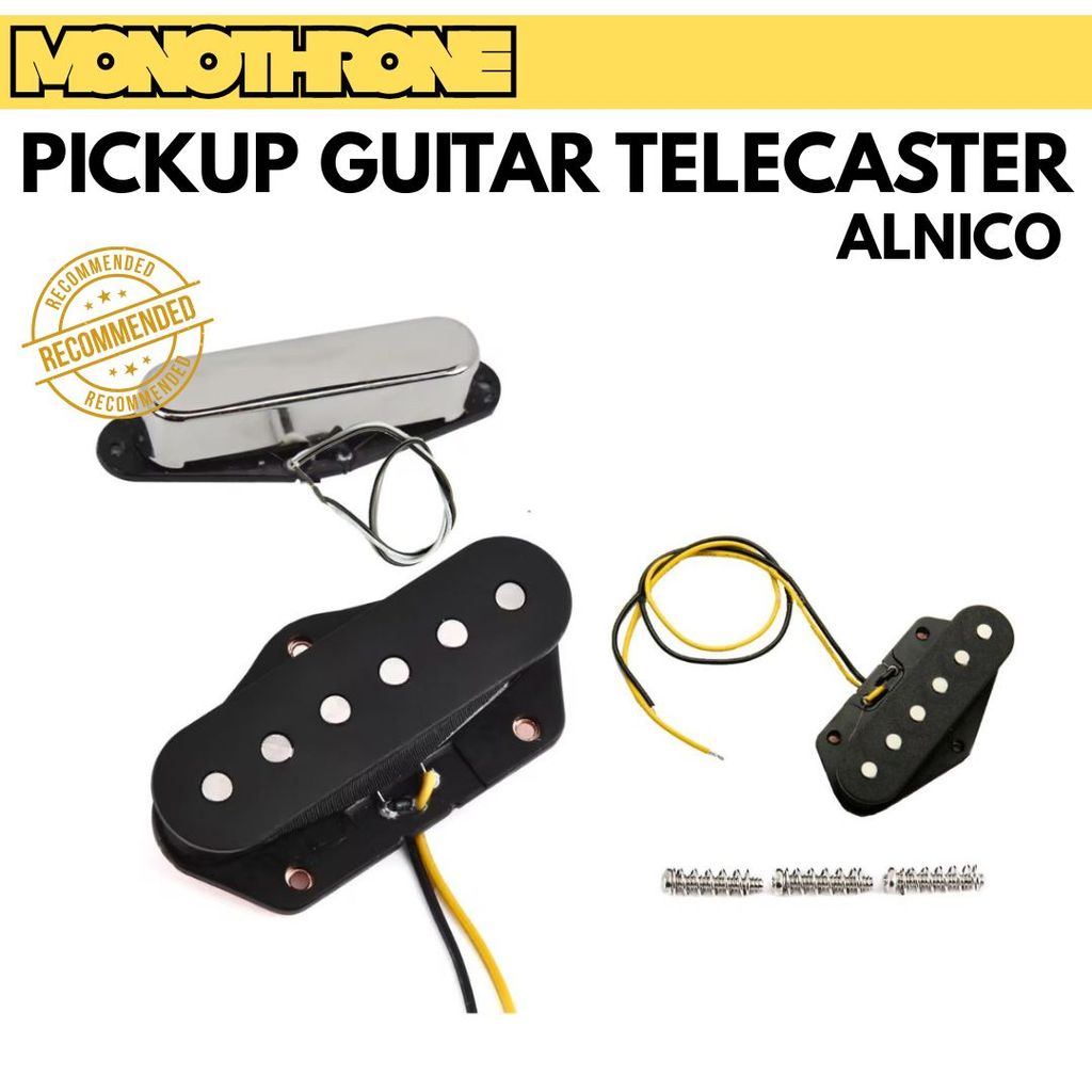 Alnico กีตาร์ไฟฟ้า Telecaster Pickup Single Coil Classic Guitar Pickup Classic Tele Pickup Fender Sq