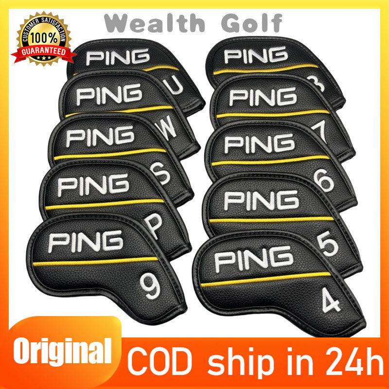 Breeze Golf Original- New Golf Iron Cover PU Waterproof Exquisite Embroidery Men Women Universal Club Protective