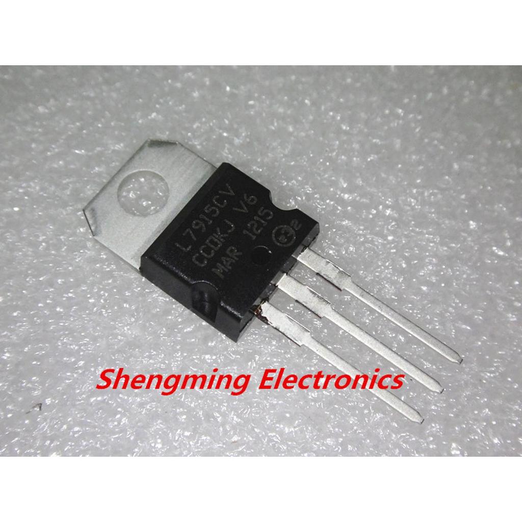 10 ชิ้น L7915CV L7915 -15V TO-220 ทรานซิสเตอร์