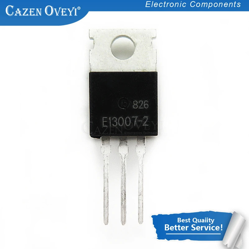 10 ชิ้น/ล็อตทรานซิสเตอร์ 13007 E13007 E13007-2 J13007 ผลิตภัณฑ์เดิมในสต็อก
