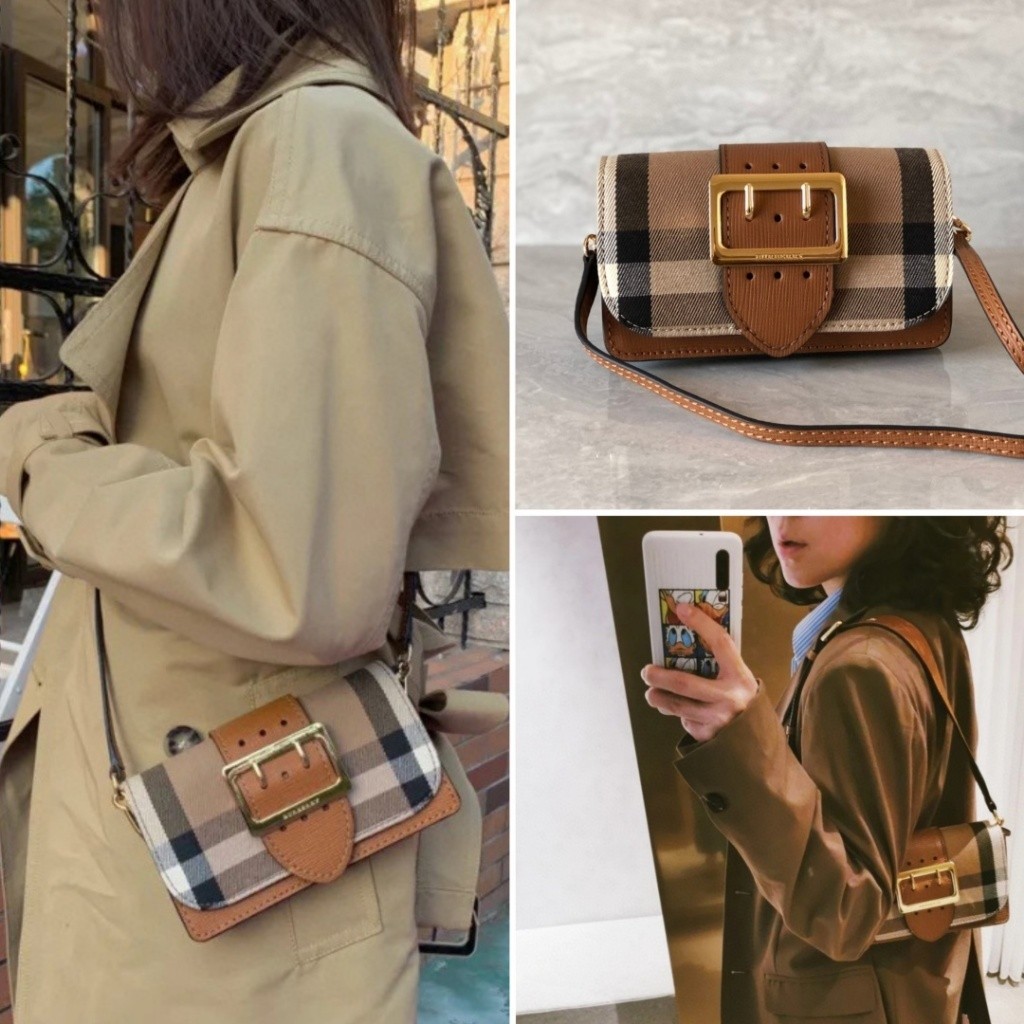 【ก่อนสั่งสอบถาม】ราคา4200 Women's Shoulder Bag กระเป๋าสะพายข้าง หนังวัว Canvas Size19.5*5*12cm