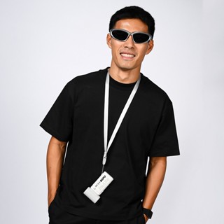 BGPU x JISULIFE HANDHELD FAN LIFE9 (3600MAH) - สีเทาอ่อน