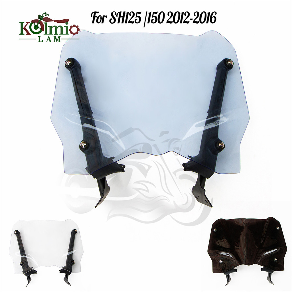 EFit For 2012 - 2016 Honda SH125 SH150 Motorcycle Windscreen Windshield SH150i SH125i 2013 2014 2015