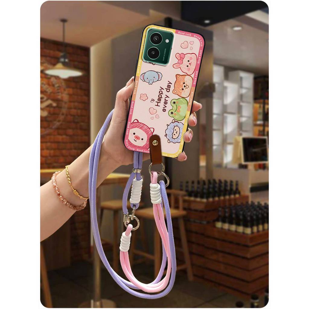 สร้อยคอป้องกันการเคาะเคสโทรศัพท์สําหรับ Nokia HMD Pulse/Pulse +/Pulse Pro ฝาหลังสกปรกทนน่ารักป้องกัน