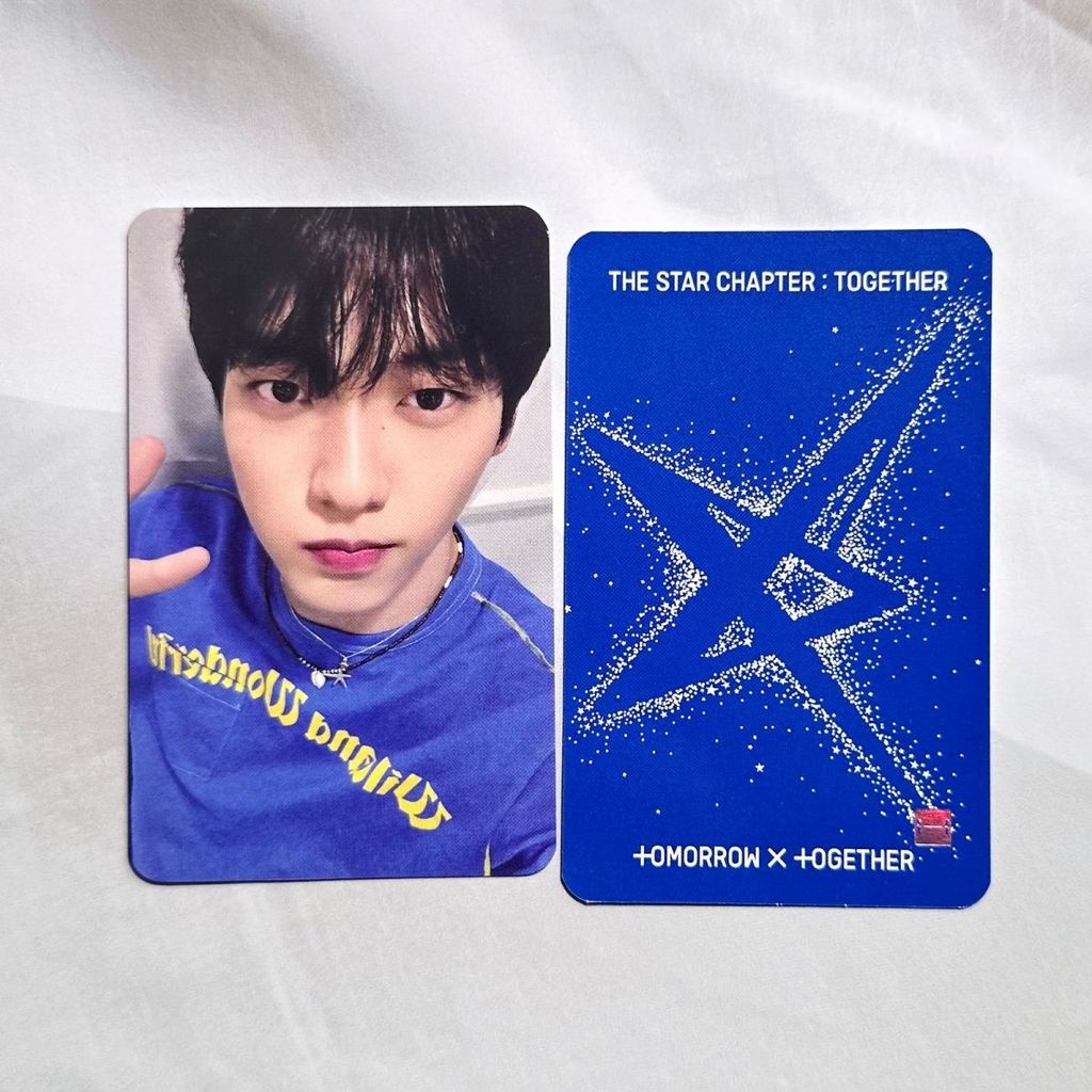 TXT Regular Four mk Bonus Card Choi Soobin Choi Soobin Choi Ranjun Choi Ranjun Photo Card